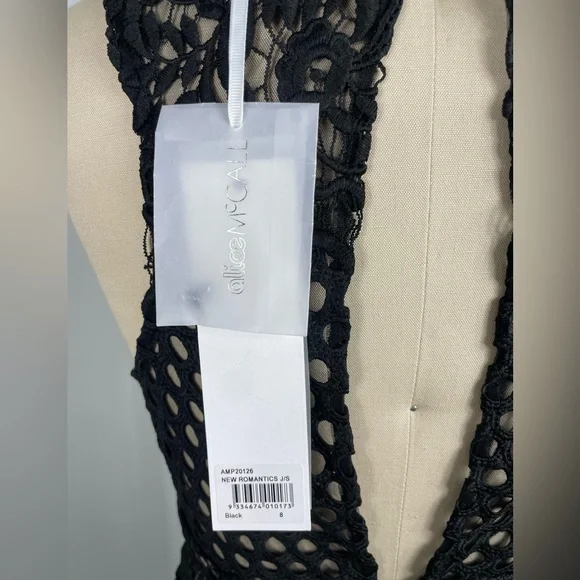 NWT Alice McCall “New Romantic” Jumpsuit in Black